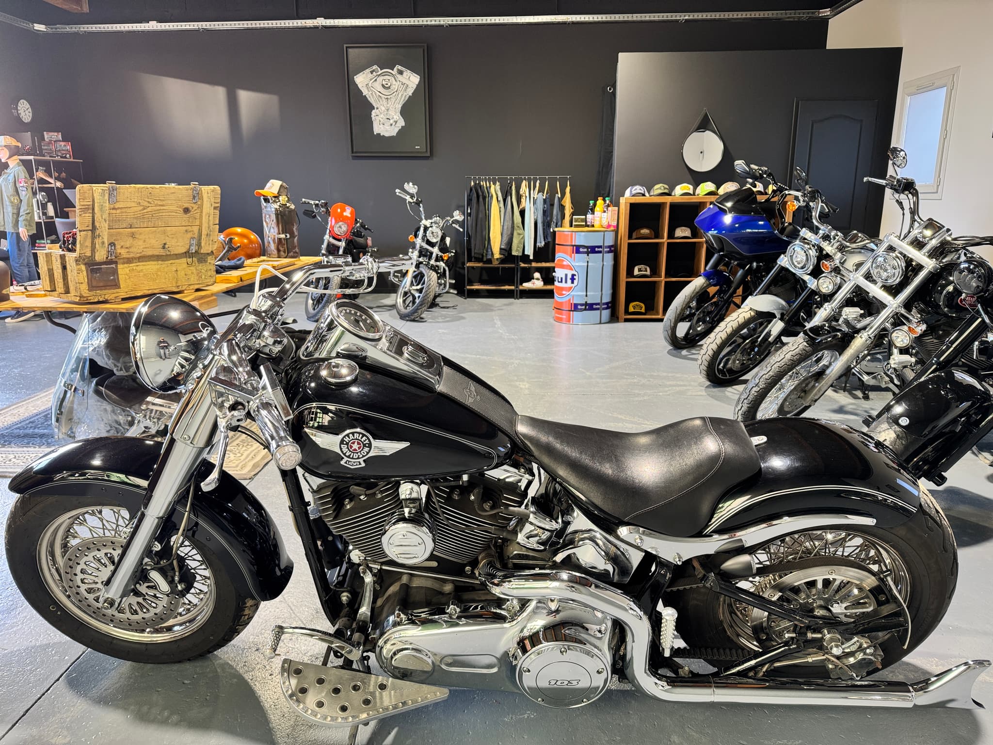 Harley Davidson Softail Fat Boy 103 - Miniature 3