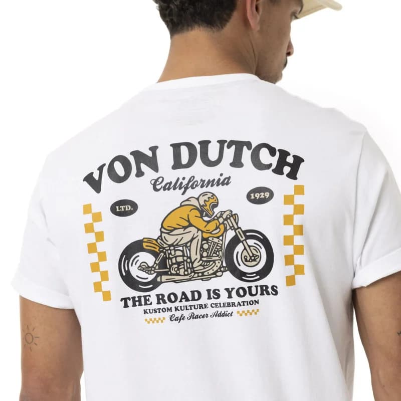 Tee Shirt VD Cafe California - Photo 1