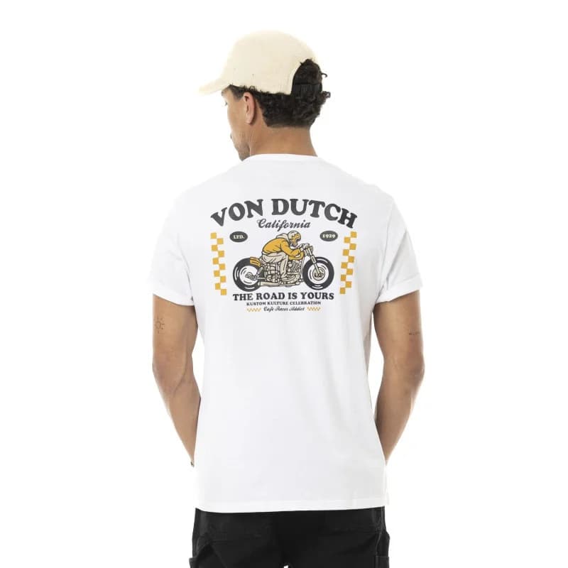 Tee Shirt VD Cafe California - Miniature 3