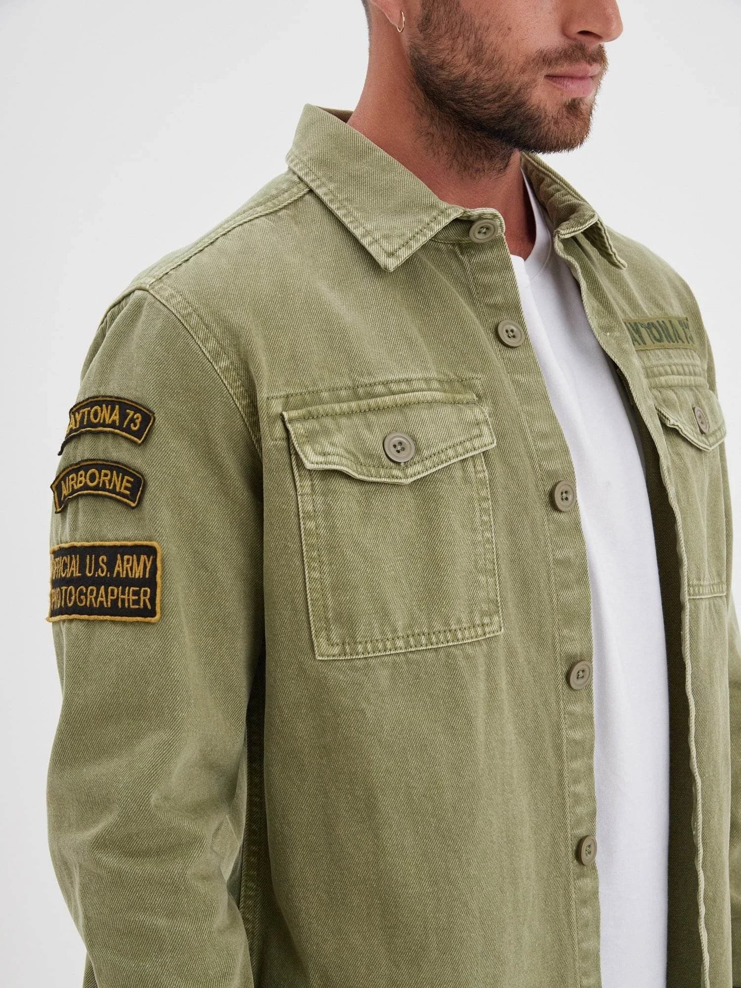 Surchemise Militaire Denin Melhart - Miniature 10