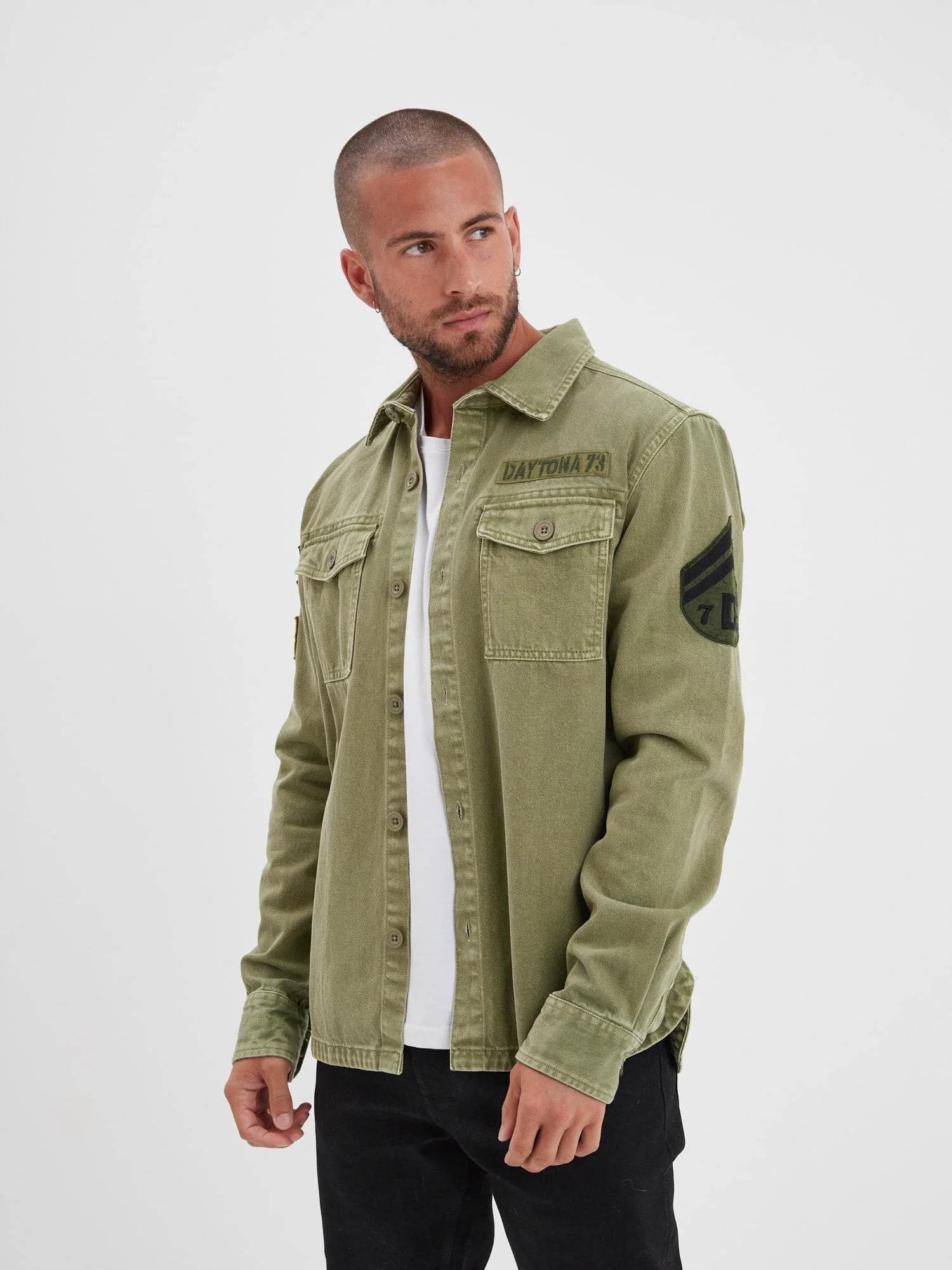 Surchemise Militaire Denin Melhart - Miniature 11