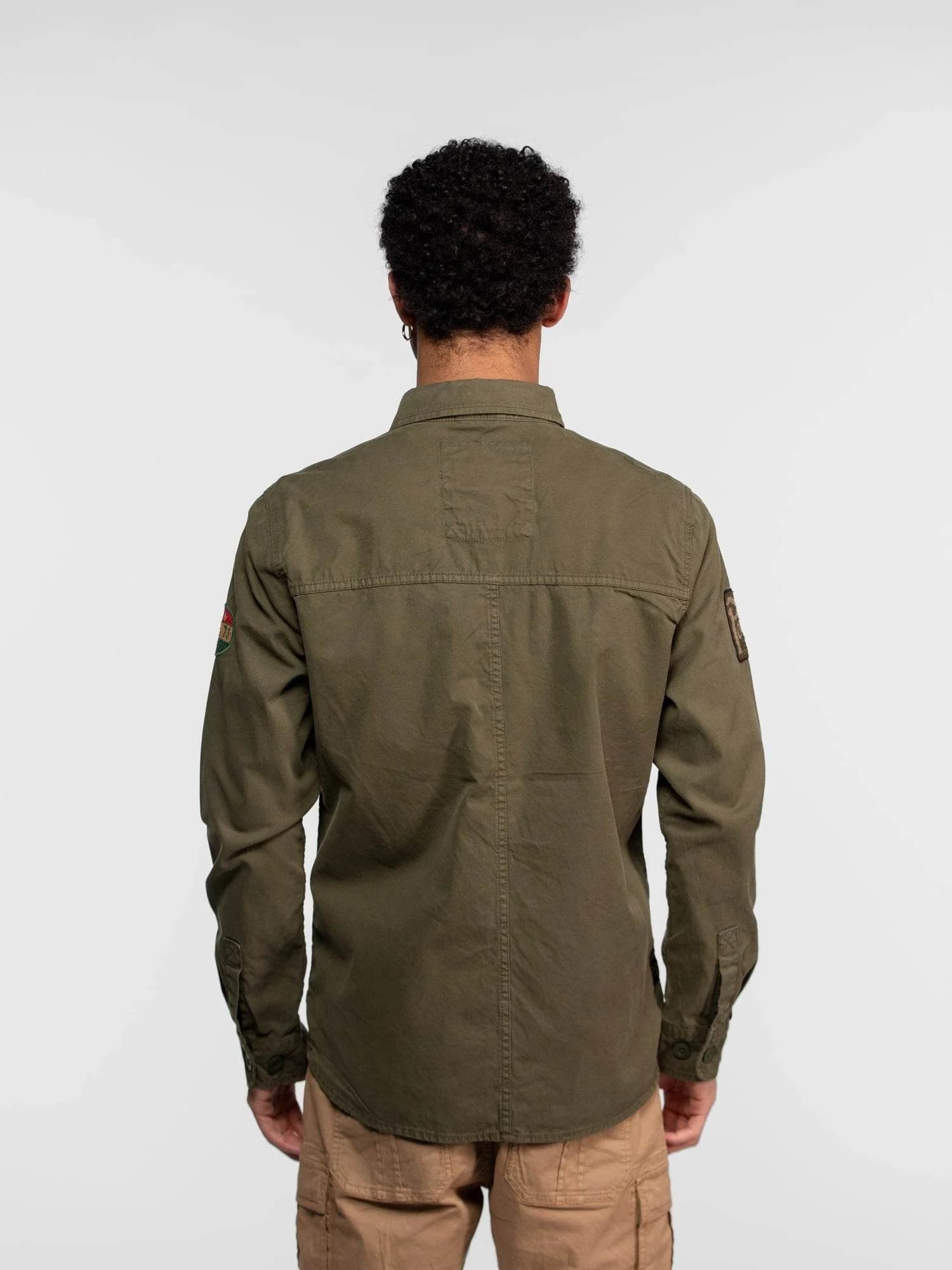 Surchemise Militaire Denin Jeffmarti - Miniature 2