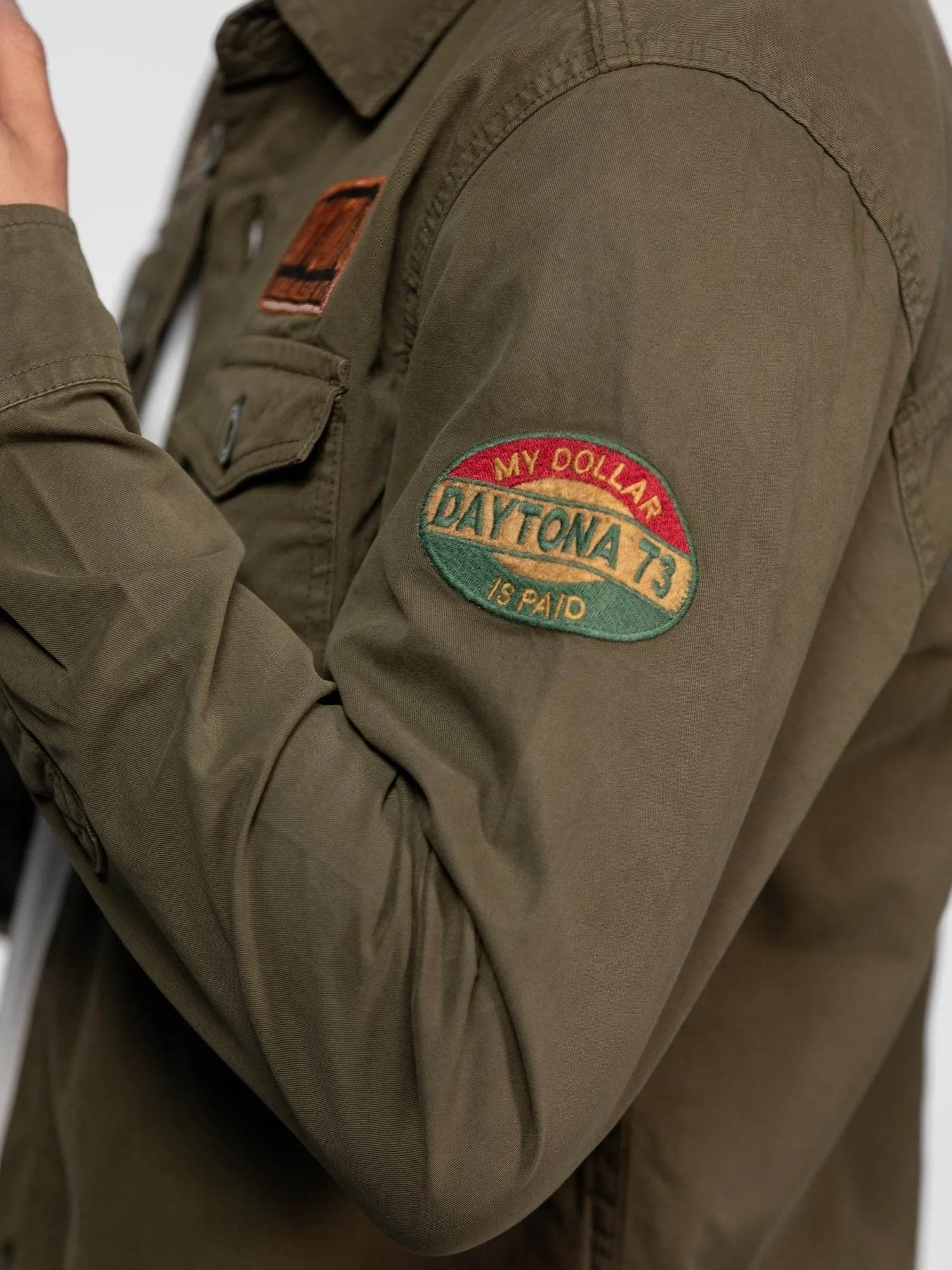 Surchemise Militaire Denin Jeffmarti - Miniature 4