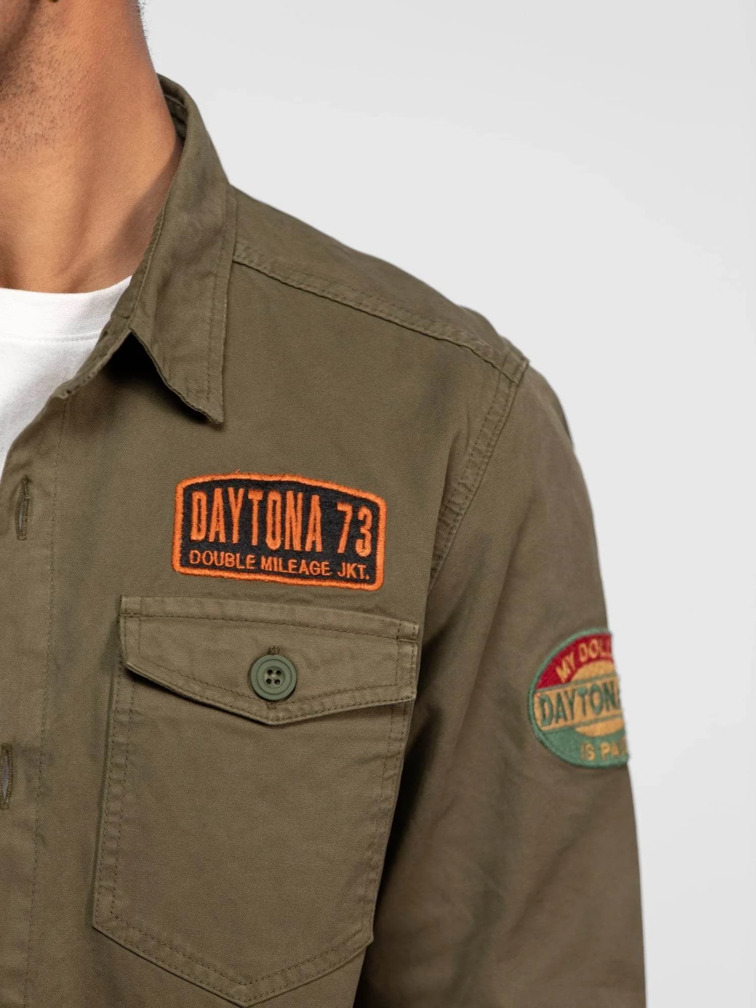 Surchemise Militaire Denin Jeffmarti - Miniature 5