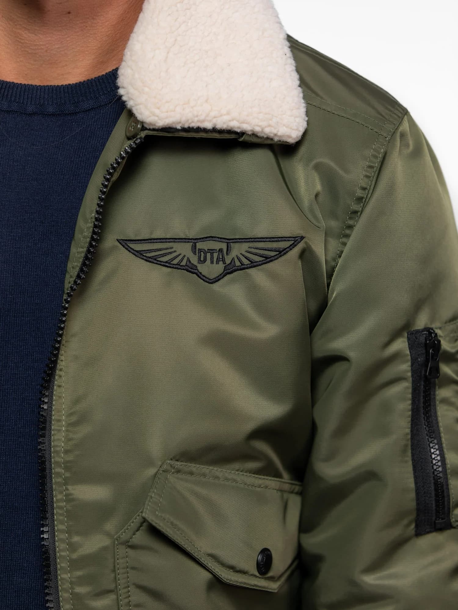 Veste Aviateur en Nylon Hanford - Miniature 9