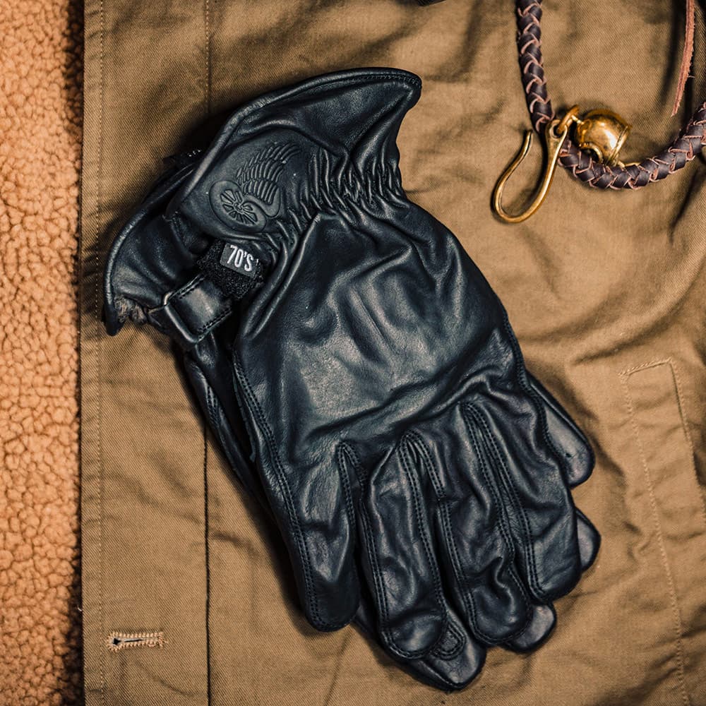 Gants cuir Souple 70's - Miniature 2