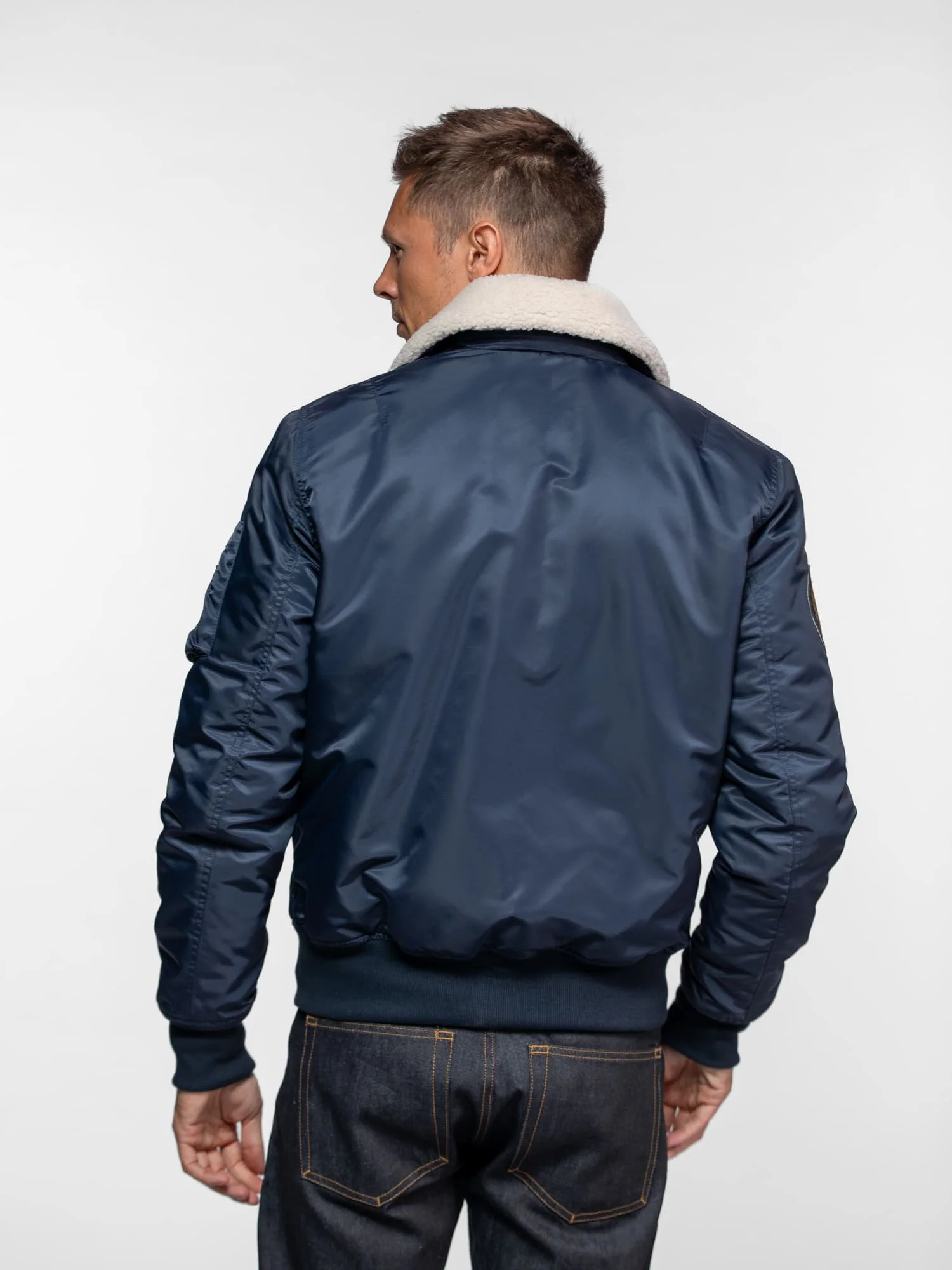 Veste Aviateur en Nylon Hanford